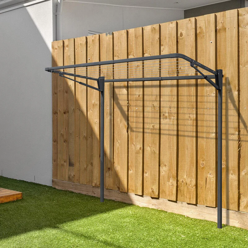 7 Line Folding Ground Mount Clothesline - Couples - Image 7