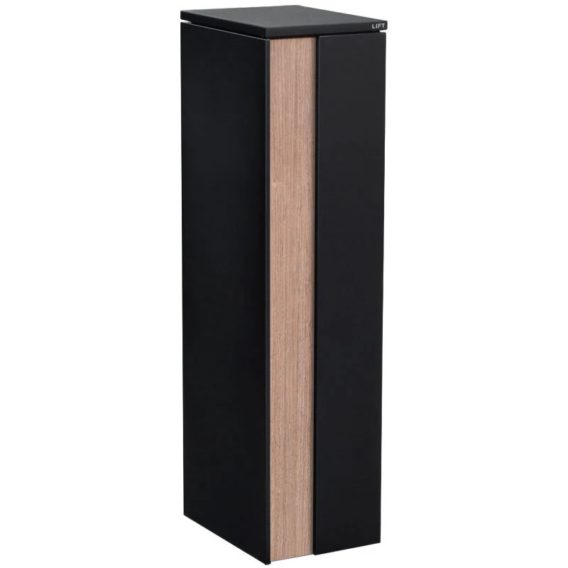 Camden Large Parcel Pillar Letterbox - Black - Image 5