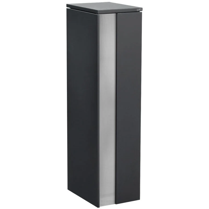 Camden Large Parcel Pillar Letterbox - Charcoal - Image 7