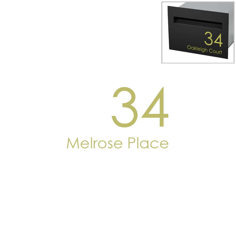 Custom Address Decal Sticker - Medium - Image 5