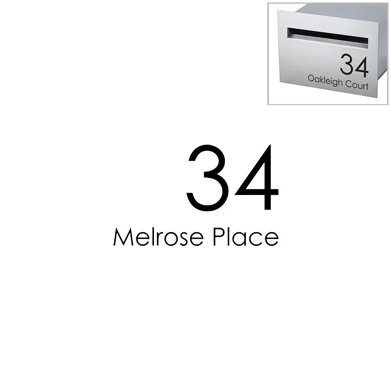 Custom Address Decal Sticker - Medium - Image 6