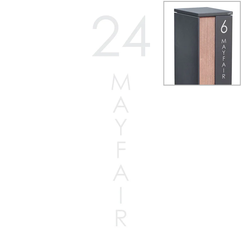Custom Address Decal Sticker - Vertical - Image 4