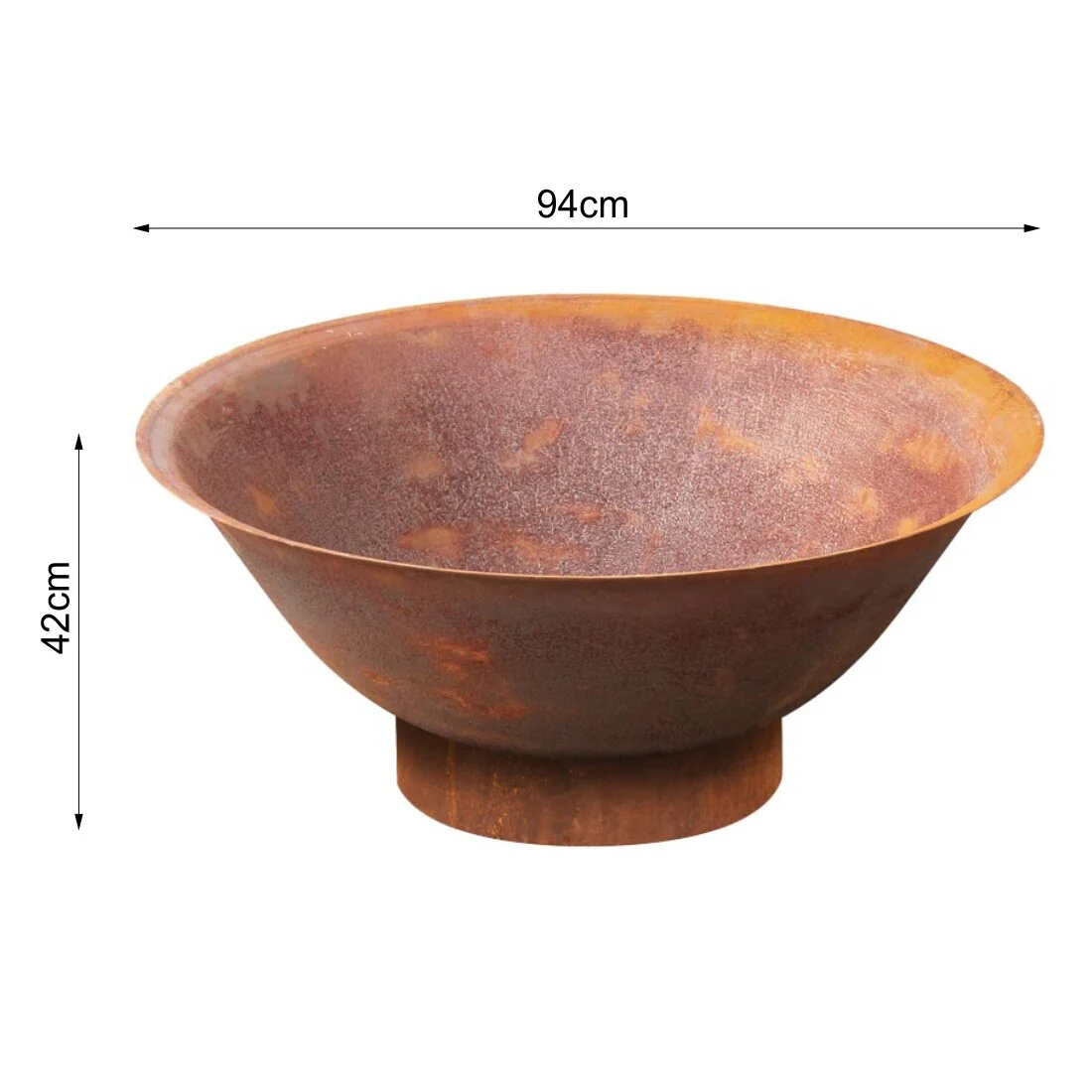 Dakota 90 Rust Fire Pit - Image 3