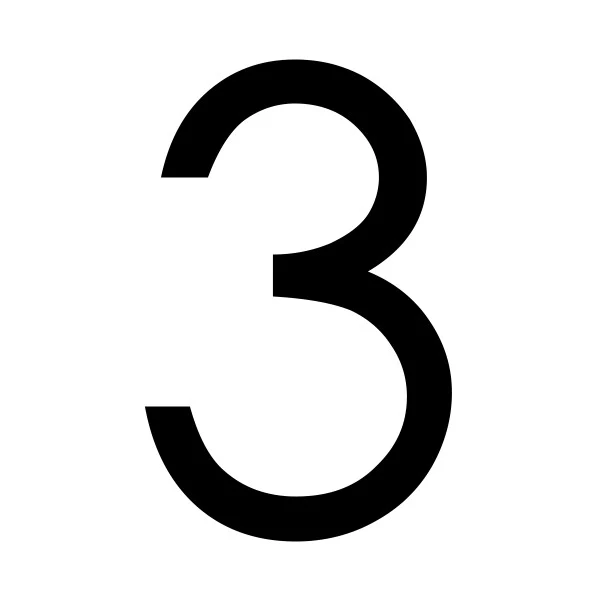 Decal Sticker House Numbers 110mm - Black - Image 15