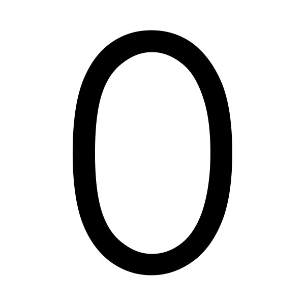 Decal Sticker House Numbers 110mm - Black - Image 8