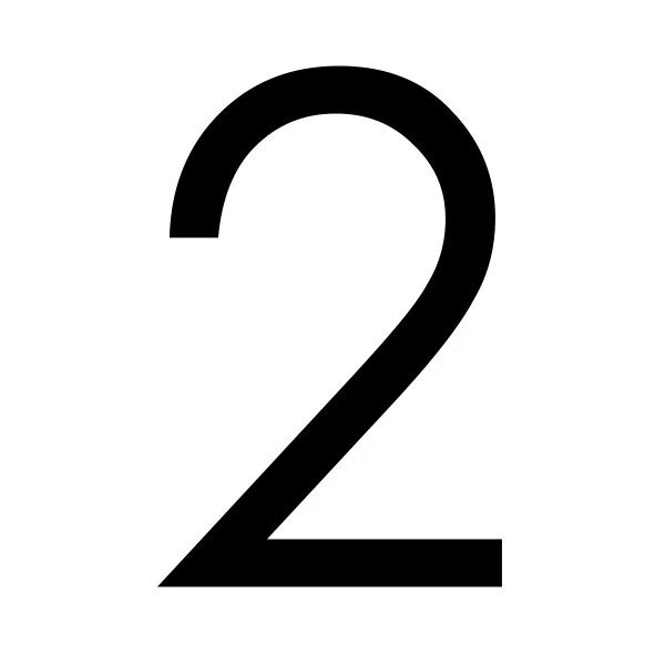 Decal Sticker House Numbers 150mm - Black - Image 15