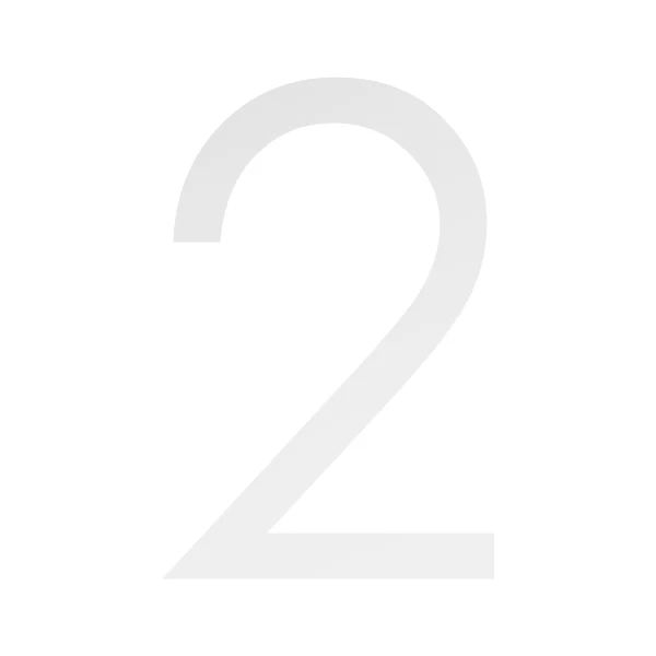 Decal Sticker House Numbers 50mm - Reflective - Image 4