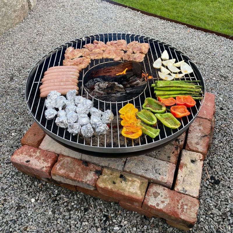 Fire Pit Stainless Steel Grill 90 - Image 8