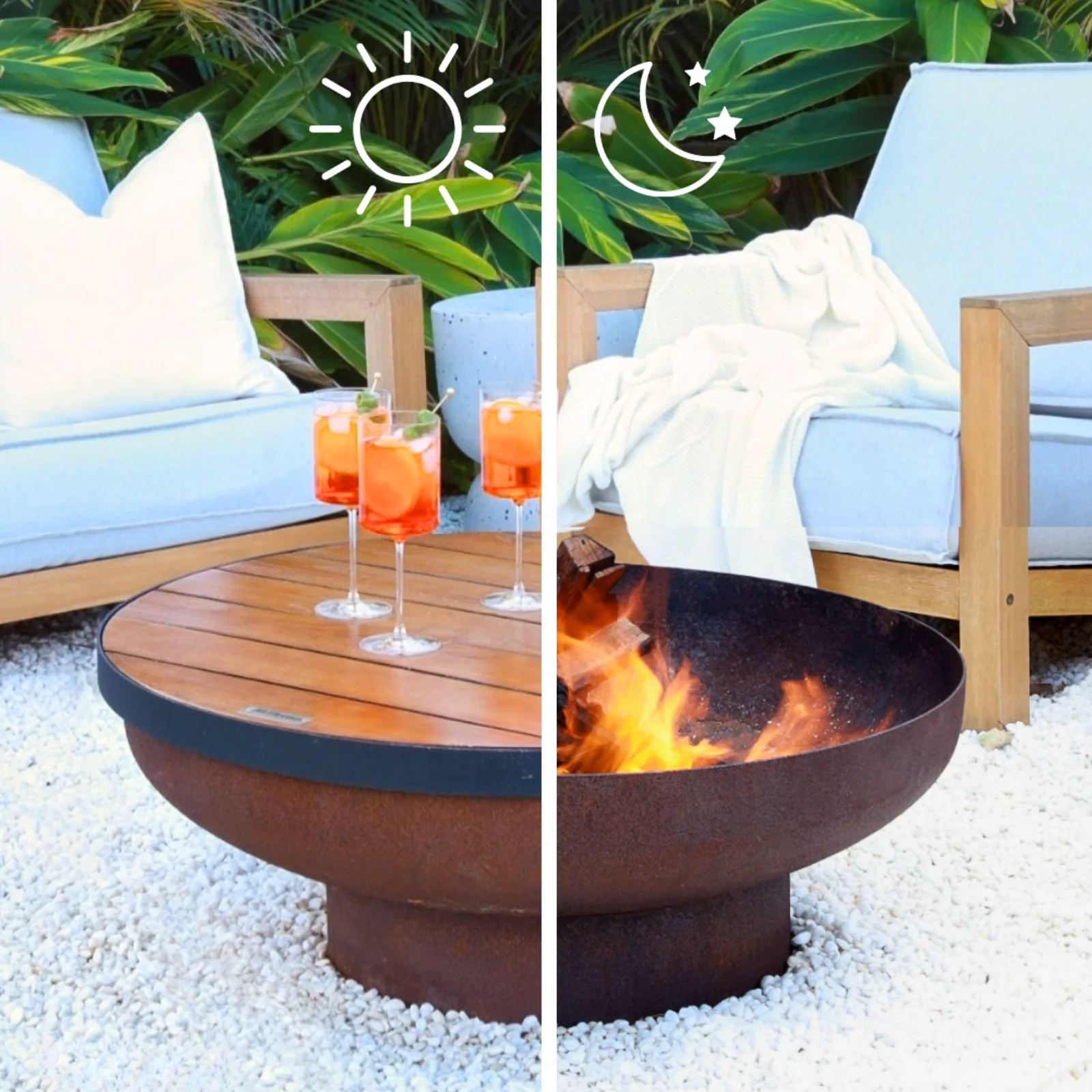 Phoenix 80 Rust Fire Pit - Image 7