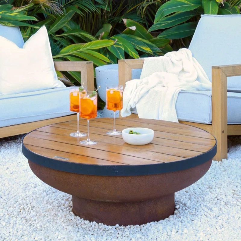 Fire Pit Timber Table 80 - Image 4