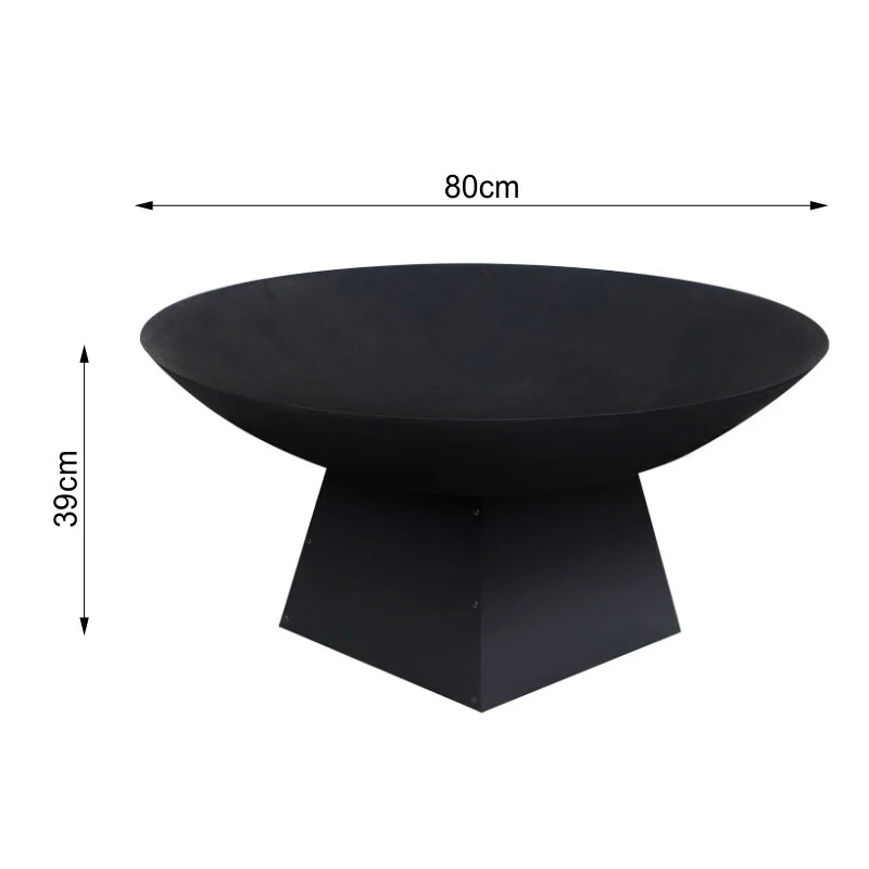 Marrakesh 80 Black Fire Pit - Image 6