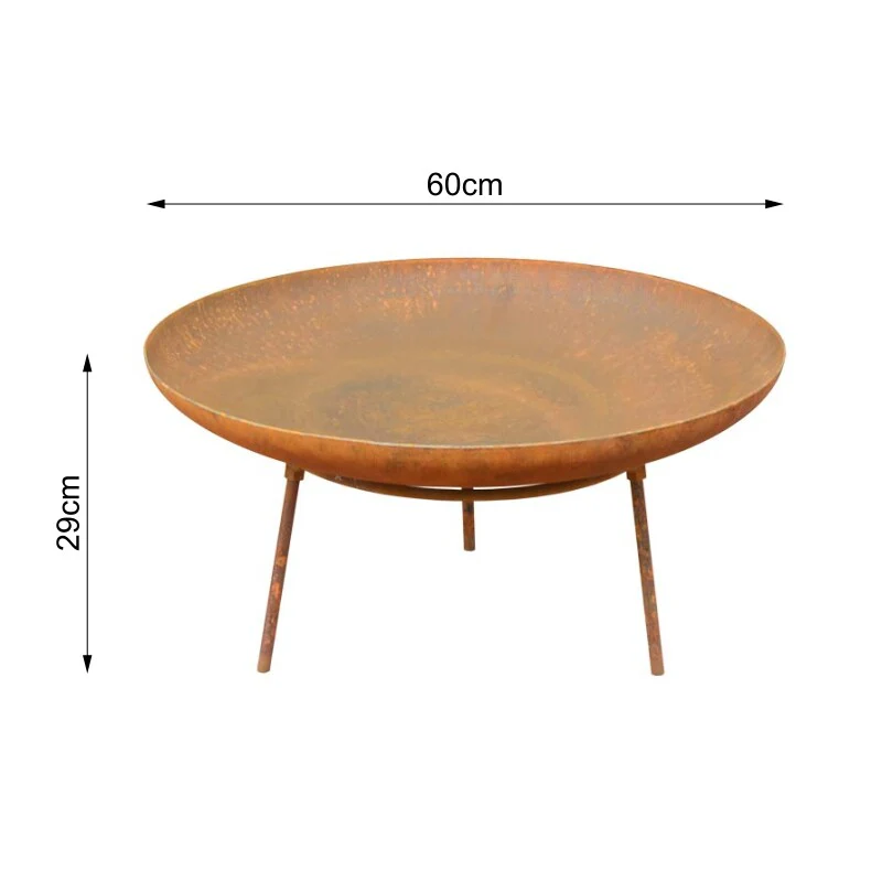 Morocco 60 Rust Fire Pit - Image 4