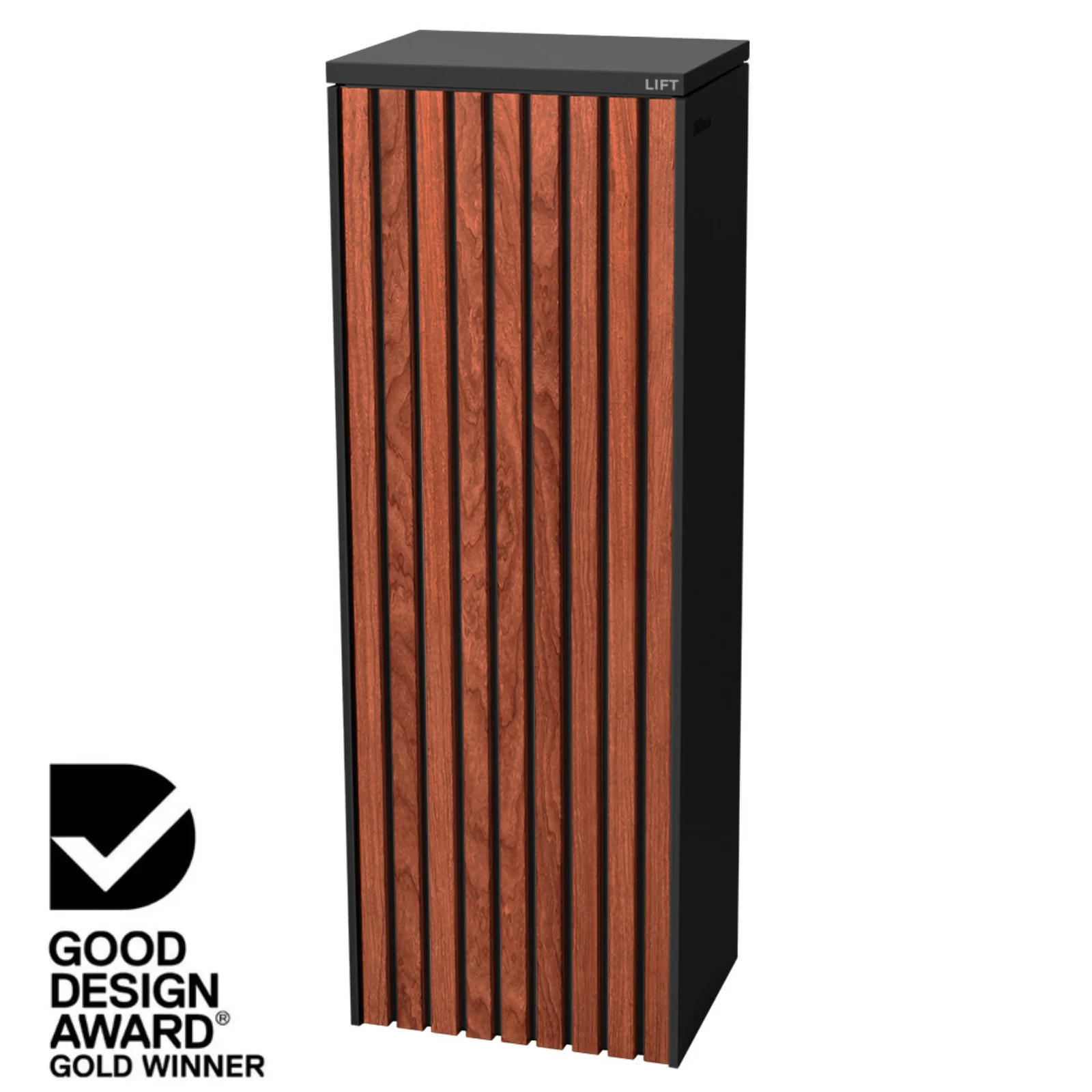 Noosa Parcel Pillar Letterbox - Black - Image 25