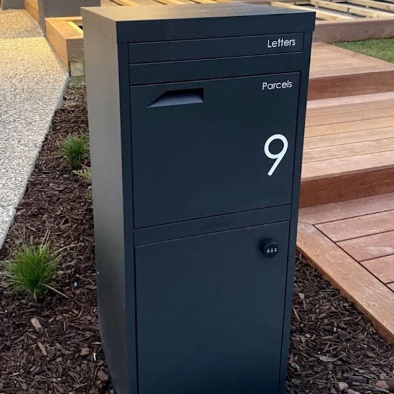 Parcel Pal 2 Pillar Letterbox - Black - Image 4