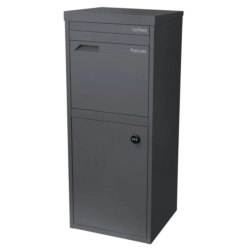 Parcel Pal 2 Pillar Letterbox - Charcoal - Image 3