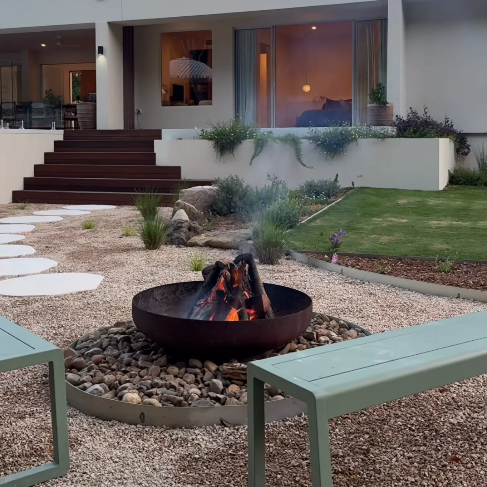 Phoenix 90 Rust Fire Pit - Image 4