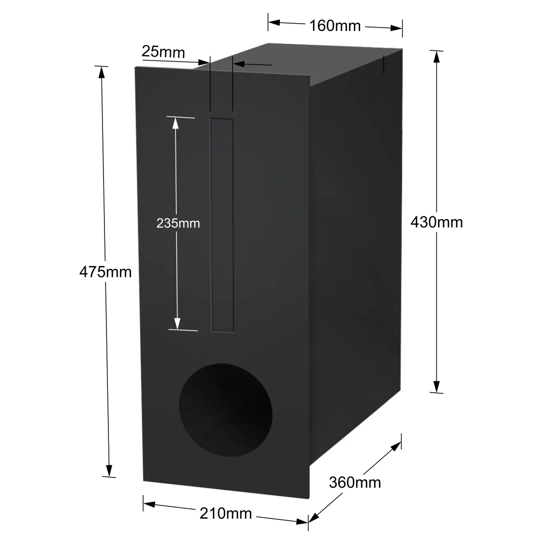 Regent Fence/Brick Letterbox - Image 9
