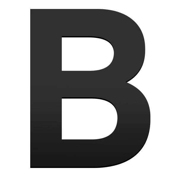 Stick on Bold House Numbers 120mm - Black - Image 10