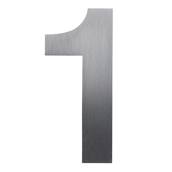 Stick on Bold House Numbers 120mm - Stainless Steel - Image 18