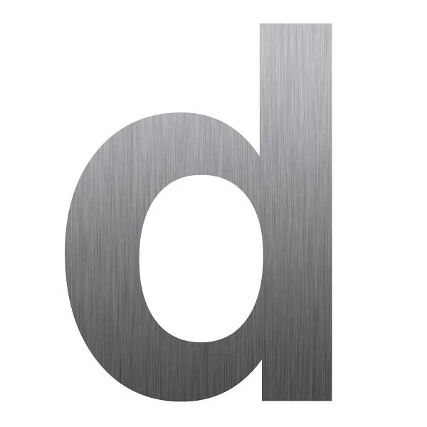 Stick on Bold House Numbers 120mm - Stainless Steel - Image 6