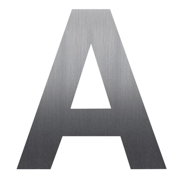 Stick on Bold House Numbers 120mm - Stainless Steel - Image 9