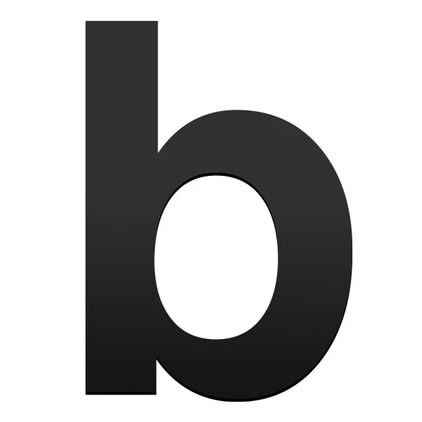 Stick on Bold House Numbers 75mm - Black - Image 4