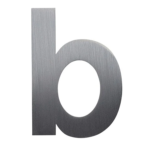 Stick on Bold House Numbers 75mm - Stainless Steel - Image 4