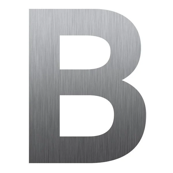 Stick on Bold House Numbers 75mm - Stainless Steel - Image 8