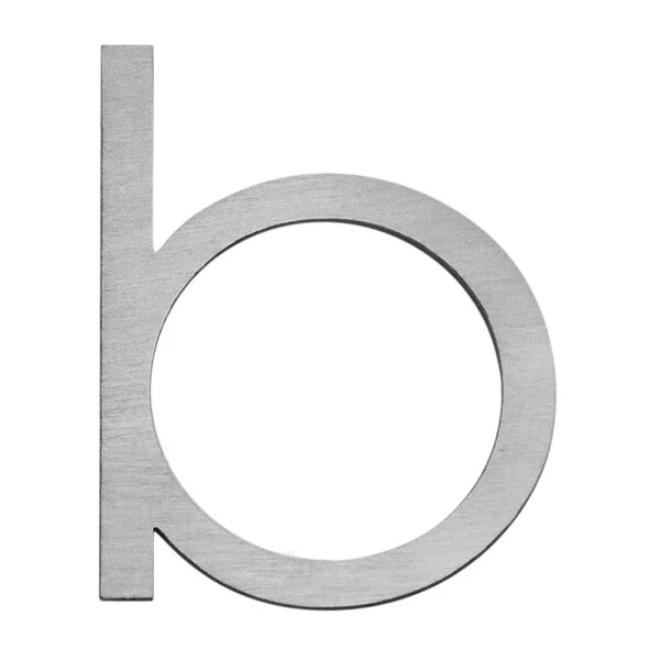 Stick on Slim House Numbers 120mm - Stainless Steel - Image 12