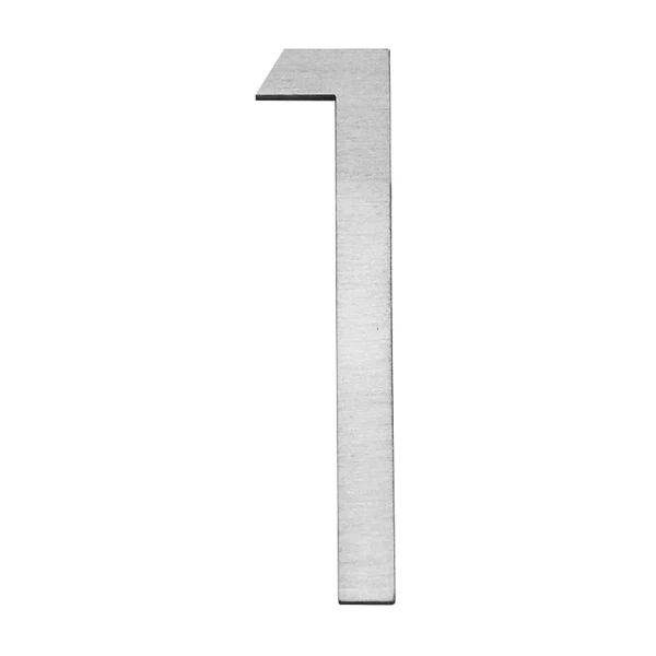 Stick on Slim House Numbers 120mm - Stainless Steel - Image 18