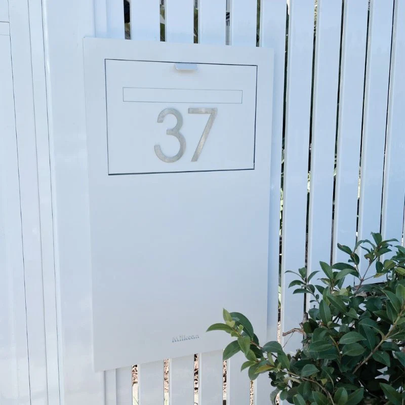 Stick on Slim House Numbers 120mm - Stainless Steel - Image 32