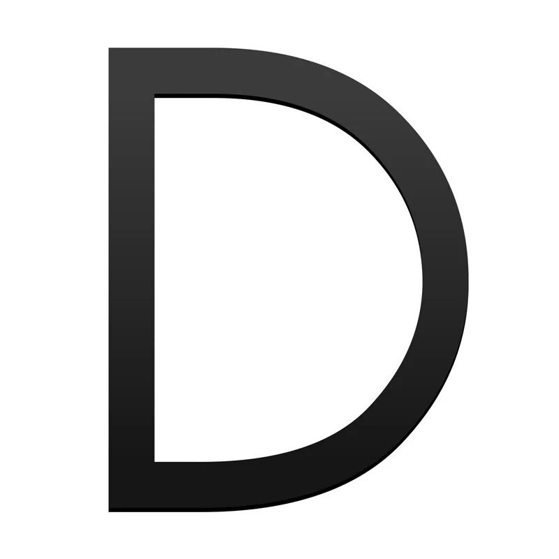 Stick on Slim House Numbers 200mm - Black - Image 10