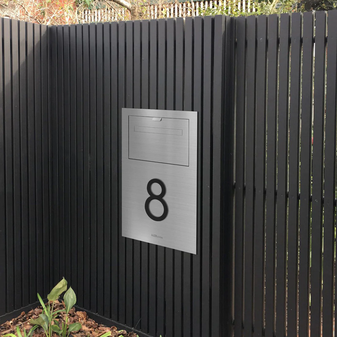 Stick on Slim House Numbers 200mm - Black - Image 25