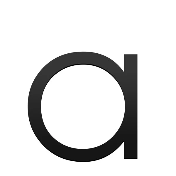 Stick on Slim House Numbers 200mm - Black - Image 3