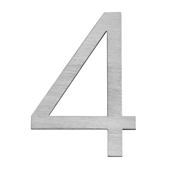 Stick on Slim House Numbers 200mm - Stainless Steel - Image 21