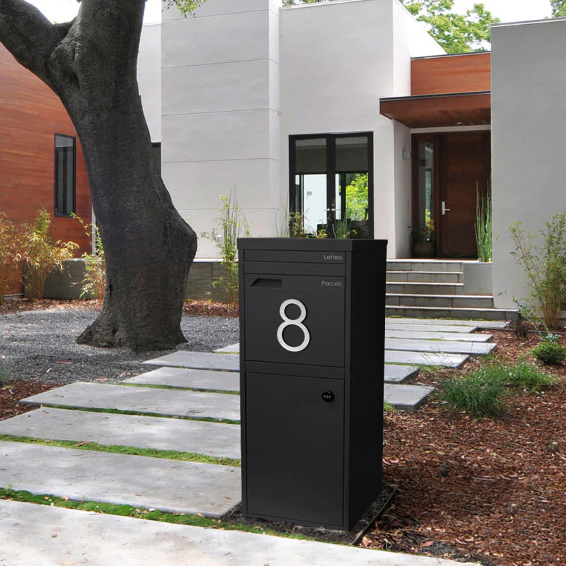 Stick on Slim House Numbers 200mm - Stainless Steel - Image 26