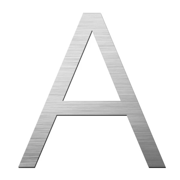 Stick on Slim House Numbers 200mm - Stainless Steel - Image 7