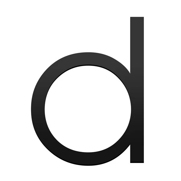 Stick on Slim House Numbers 75mm - Black - Image 6