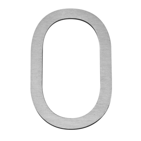 Stick on Slim House Numbers 75mm - Stainless Steel - Image 22