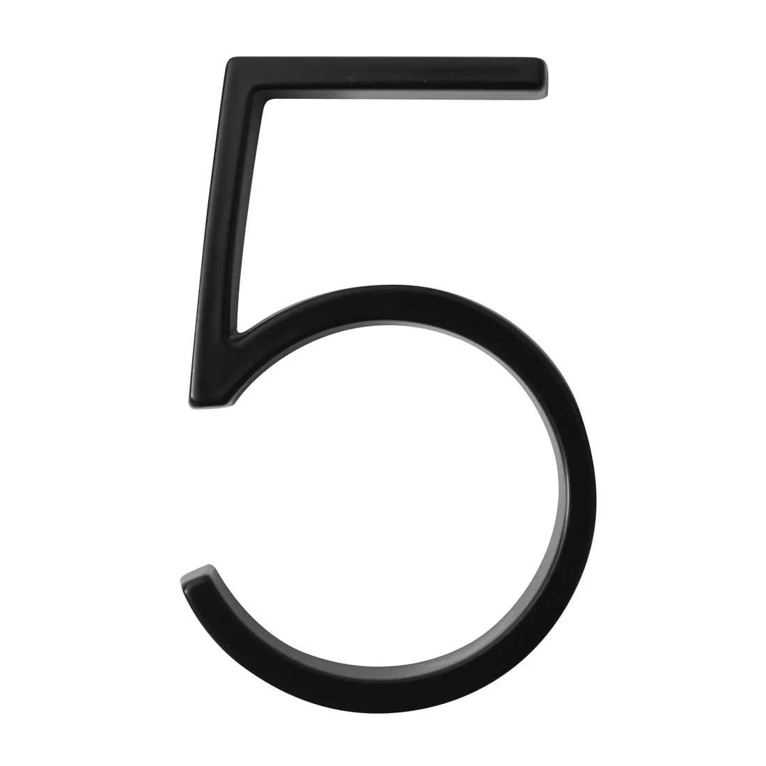 Stud Mount House Numbers 125mm - Black - Image 14