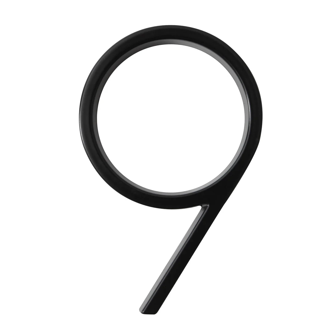 Stud Mount House Numbers 125mm - Black - Image 8