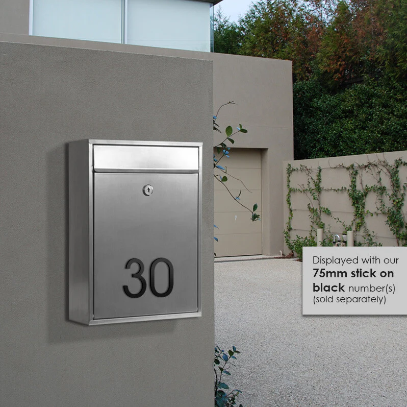 Tottenham Stainless Wall Mount Letterbox - Image 6