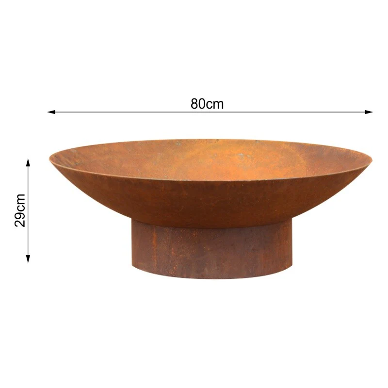 Tucson 80 Rust Fire Pit - Image 11