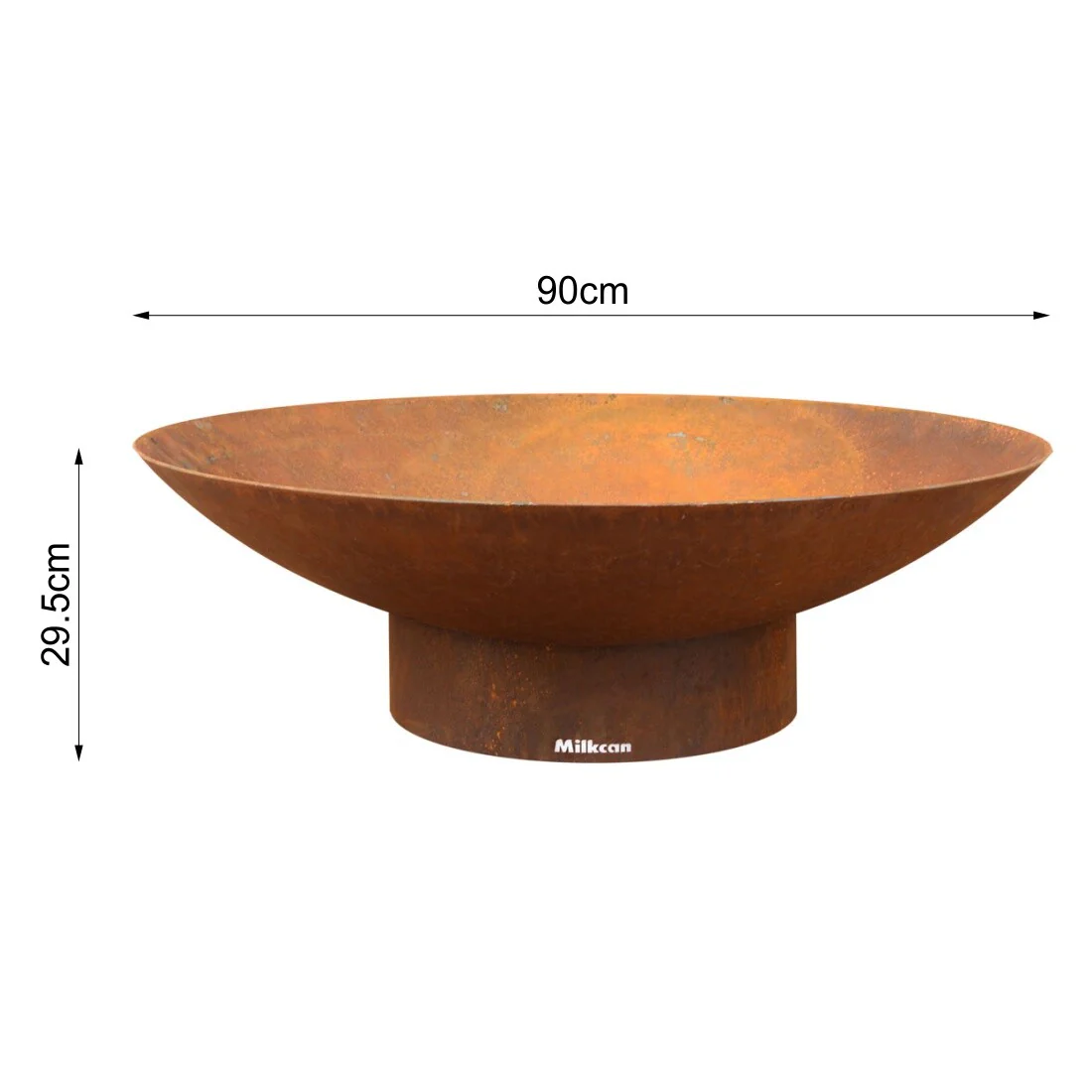 Tucson 90 Rust Fire Pit - Image 11